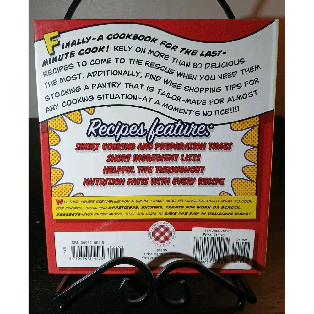 RECIPES TO THE RESCUE - HARDBACK BOOK - 2000 Cooking, Kitchen,‎ Comic Book #B60